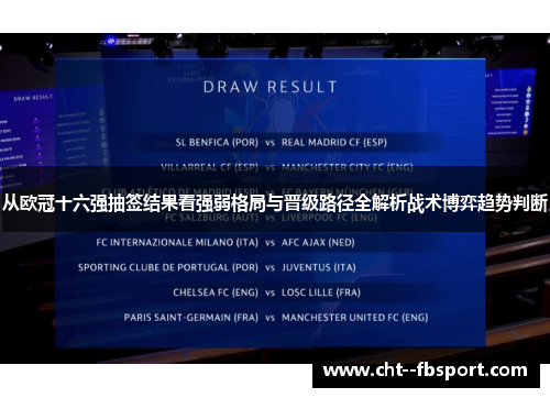 从欧冠十六强抽签结果看强弱格局与晋级路径全解析战术博弈趋势判断